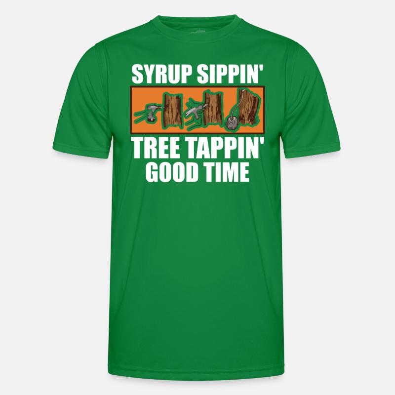 Maple syrup Canada tradition and cones Men's Functional T-Shirt