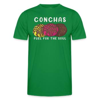 Spanischer Humor Conchas Mexikanisches Brot - Männer Funktions-T-Shirt - Kelly Green - Vorne - AI Model Male 178 dark (178cm)