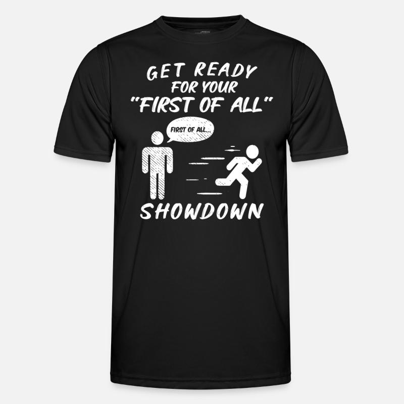 Debattierrede Debattierer Rederedner Geschenkidee - Männer Funktions-T-Shirt - Schwarz