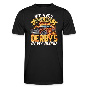 Demo Derby Demolition Derby Demolition Derby - Männer Funktions-T-Shirt - Schwarz - Vorne - AI Model Male 178 dark (178cm)