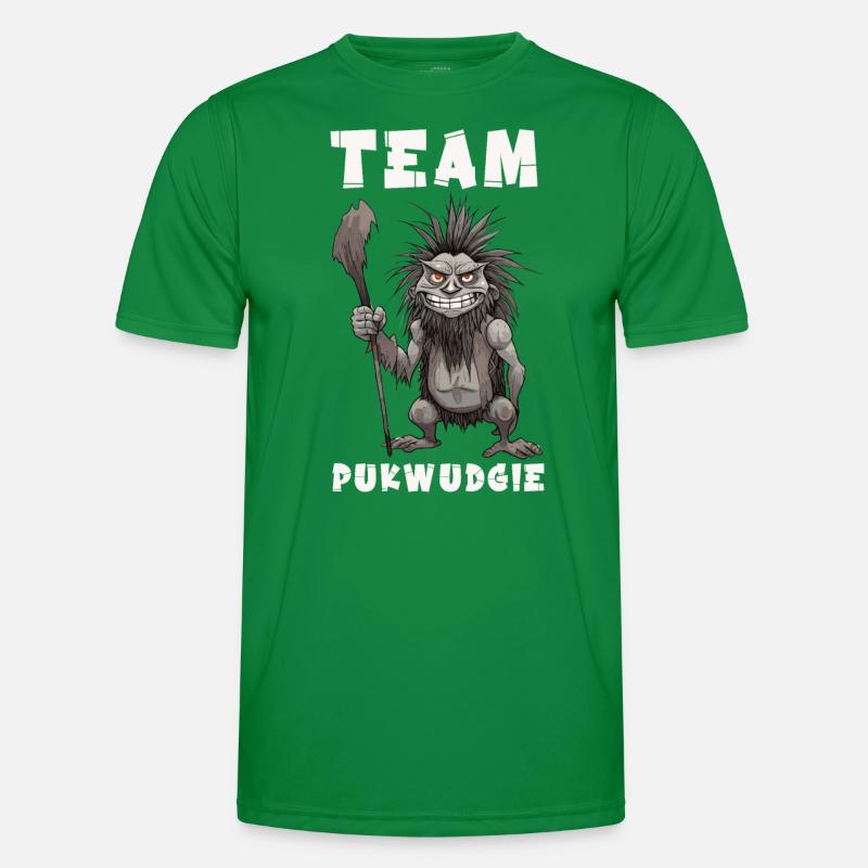 Pukwudgie Kryptide Folklore Mythen Kryptozoologe Männer Funktions-T-Shirt