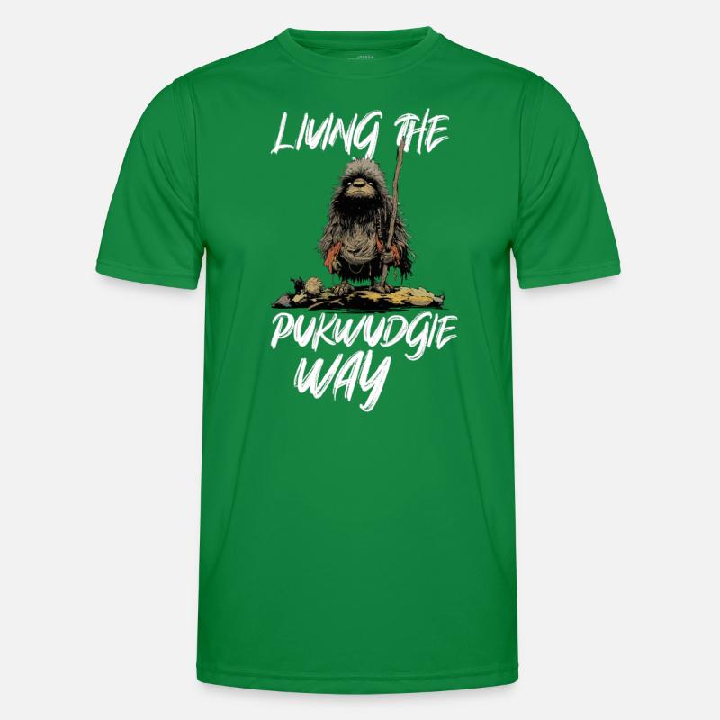 Pukwudgie Kryptide Folklore Mythen Kryptozoologe Männer Funktions-T-Shirt