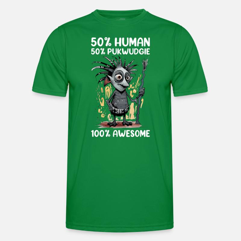 Pukwudgie Kryptide Folklore Mythen Kryptozoologe Männer Funktions-T-Shirt