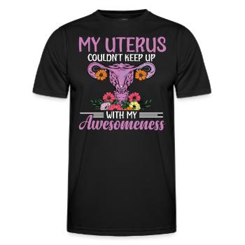 Hysterektomie-operation Zur Wiederherstellung Der - Männer Funktions-T-Shirt - Schwarz - Vorne - AI Model Male 178 dark (178cm)