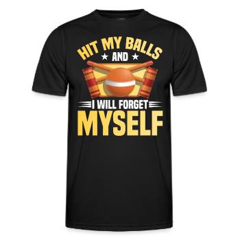Croquet Maillet Croquet Club Croquet Joueur Croquet - T-shirt sport Homme - noir - Devant - AI Model Male 178 dark (178cm)