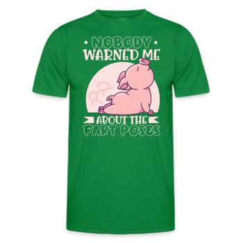 Yoga Mindfulness Practic Meditation Manifestation - Männer Funktions-T-Shirt - Kelly Green - Vorne - AI Model Male 178 dark (178cm)