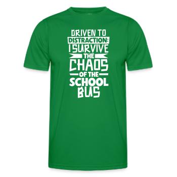 Funny School Bus Driver Appreciation anniversary - Männer Funktions-T-Shirt - Kelly Green - Vorne - AI Model Male 178 dark (178cm)