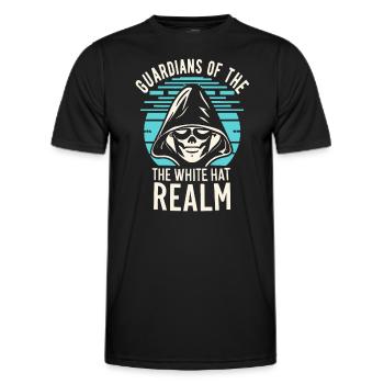 Ethical Hacking Analyst Ethical Cyber Security - Men's Functional T-Shirt - black - Front - AI Model Male 178 dark (178cm)