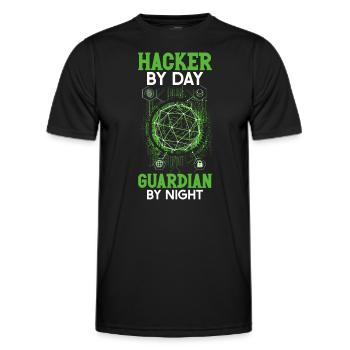 Ethical Hacking Analyst Ethical Cyber Security - Men's Functional T-Shirt - black - Front - AI Model Male 178 dark (178cm)