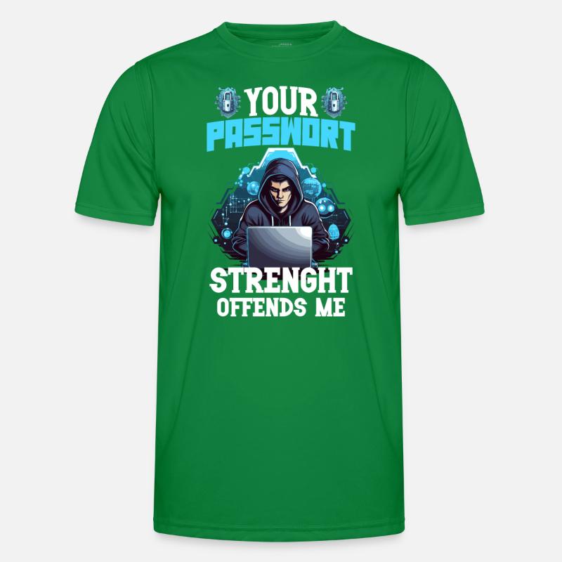 Ethical Hacking Analyst Ethical Cyber Security Männer Funktions-T-Shirt