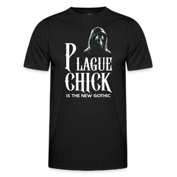 Gruseliger Halloween-horror-seuchendoktor - Männer Funktions-T-Shirt - Schwarz - Vorne - AI Model Male 178 dark (178cm)