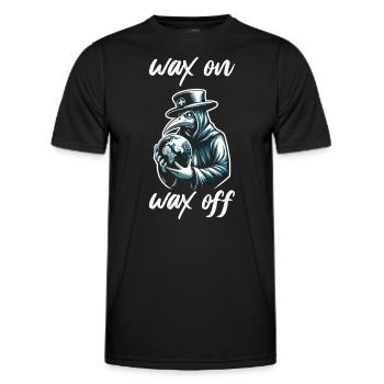 Effrayant Halloween Horreur Peste Docteur - T-shirt sport Homme - noir - Devant - AI Model Male 178 dark (178cm)