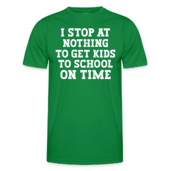 Funny School Bus Driver Appreciation anniversary - Männer Funktions-T-Shirt - Kelly Green - Vorne - AI Model Male 178 dark (178cm)