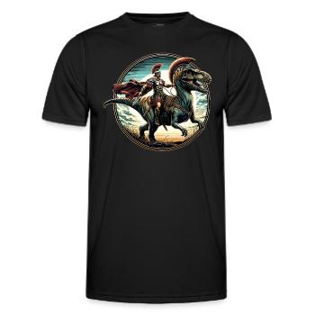 Jules César Histoire romaine Empire romain - T-shirt sport Homme - noir - Devant - AI Model Male 178 dark (178cm)