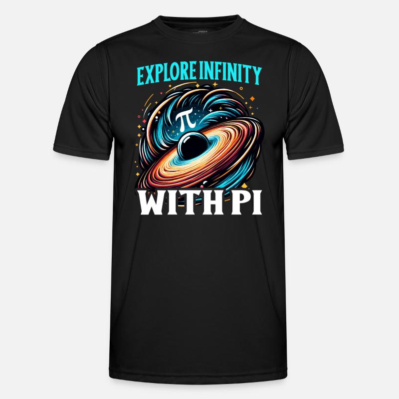 Funny Pi Day 2024 3.14 Pi Number Symbol Math - Funksjons-T-skjorte for menn - svart
