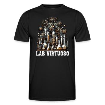 Organic Chemistry, Chemistry Students, Chemistry - Men's Functional T-Shirt - black - Front - AI Model Male 178 dark (178cm)