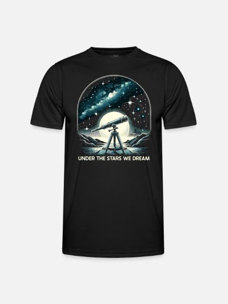 Astrophotography Astronomy Space Camera - Men's Functional T-Shirt - black