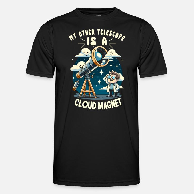 Astrophotography Astronomy Space Camera - Men's Functional T-Shirt - black