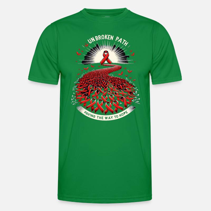 Schlaganfall-überlebende Schlaganfall-bewusstsein Männer Funktions-T-Shirt