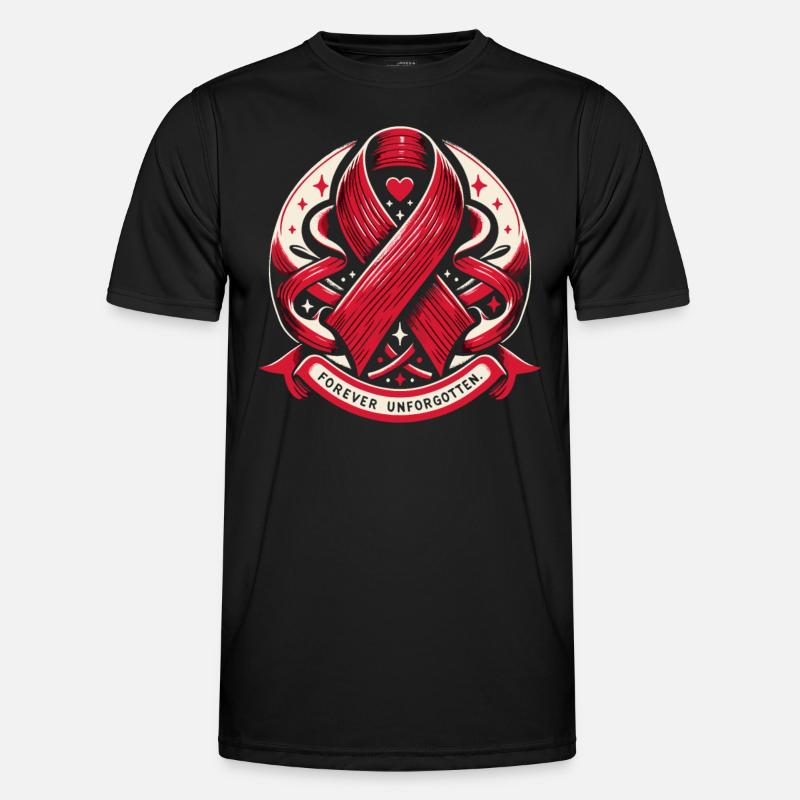 Schlaganfall-überlebende Schlaganfall-bewusstsein - Männer Funktions-T-Shirt - Schwarz