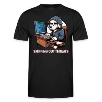 Ethical Hacking Analyst Ethical Cyber Security - Men's Functional T-Shirt - black - Front - AI Model Male 178 dark (178cm)