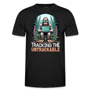 Ethical Hacking Analyst Ethical Cyber Security - Men's Functional T-Shirt - black - Front - AI Model Male 178 dark (178cm)