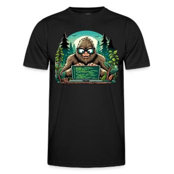 Ethical Hacking Analyst Ethical Cyber Security - Men's Functional T-Shirt - black - Front - AI Model Male 178 dark (178cm)