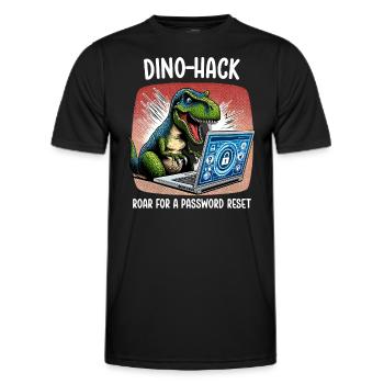 Ethical Hacking Analyst Ethical Cyber Security - Men's Functional T-Shirt - black - Front - AI Model Male 178 dark (178cm)