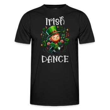 Irish Dancing Ireland Outfit Irish Music - Männer Funktions-T-Shirt - Schwarz - Vorne - AI Model Male 178 dark (178cm)