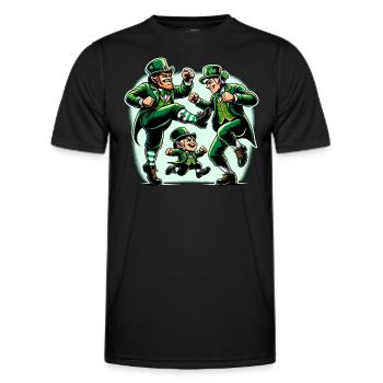 Irish Dancing Ireland Outfit Irish Music - Männer Funktions-T-Shirt - Schwarz - Vorne - AI Model Male 178 dark (178cm)