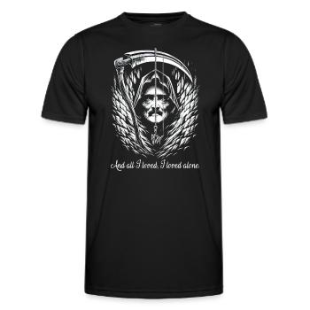 Edgar Allan Poe Fan, littérature classique, - T-shirt sport Homme - noir - Devant - AI Model Male 178 dark (178cm)