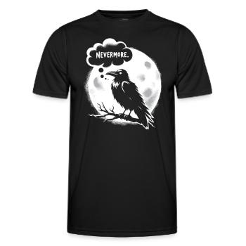 Edgar Allan Poe Fan, littérature classique, - T-shirt sport Homme - noir - Devant - AI Model Male 178 dark (178cm)