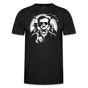 Fan d’Edgar Allan Poe, Littérature classique, - T-shirt sport Homme - noir - Devant - AI Model Male 178 dark (178cm)