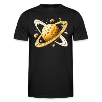 Zone extraterrestre extraterrestre 51 Ufo Space Geek - T-shirt sport Homme - noir - Devant - AI Model Male 178 dark (178cm)