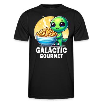 Zone extraterrestre extraterrestre 51 Ufo Space Geek - T-shirt sport Homme - noir - Devant - AI Model Male 178 dark (178cm)