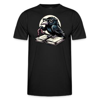 Fan d’Edgar Allan Poe, Littérature classique, - T-shirt sport Homme - noir - Devant - AI Model Male 178 dark (178cm)