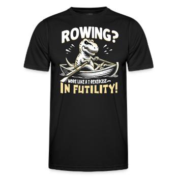 Navigation de plaisance Papa Bateau Capitaine Ponton Sailor Croisière - T-shirt sport Homme - noir - Devant - AI Model Male 178 dark (178cm)