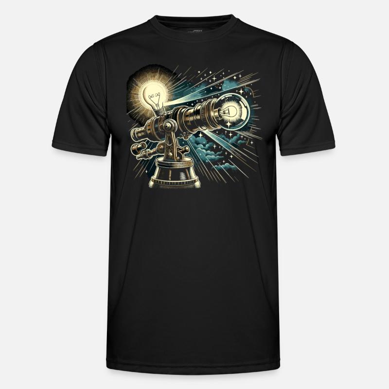 Astrophotography Astronomy Space Camera - Men's Functional T-Shirt - black