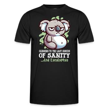 Schwangerschaftsankündigung „mutterschaft Werdende - Männer Funktions-T-Shirt - Schwarz - Vorne - AI Model Male 178 dark (178cm)