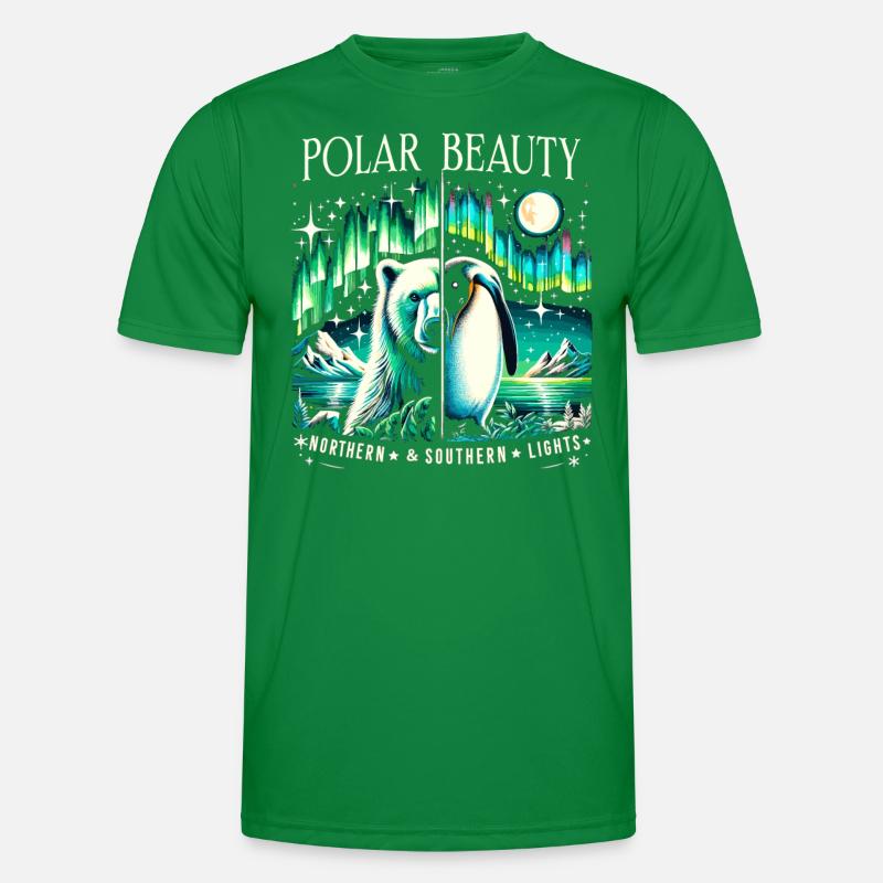 Aurora Aurora Tracker Alaska Wilderness Men's Functional T-Shirt