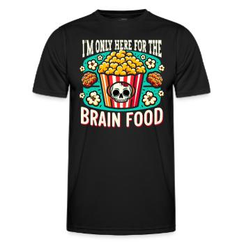Horrorfilm-fan Zombie-horror Klassischer - Männer Funktions-T-Shirt - Schwarz - Vorne - AI Model Male 178 dark (178cm)