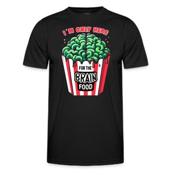 Horrorfilm-fan Zombie-horror Klassischer - Männer Funktions-T-Shirt - Schwarz - Vorne - AI Model Male 178 dark (178cm)