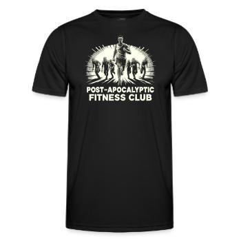 Horrorfilm-fan Zombie-horror Klassischer - Männer Funktions-T-Shirt - Schwarz - Vorne - AI Model Male 178 dark (178cm)