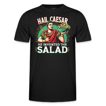 Jules César Histoire romaine Empire romain - T-shirt sport Homme - noir - Devant - AI Model Male 178 dark (178cm)