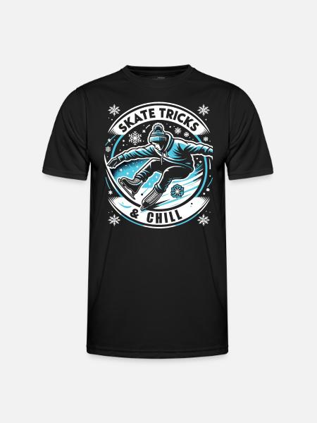 Ice Skating Ice Skaters - Men's Functional T-Shirt - black