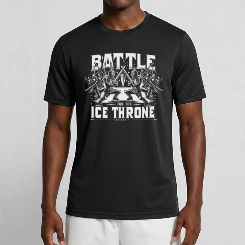 Eislaufen Schlittschuhläufer Männer Funktions-T-Shirt