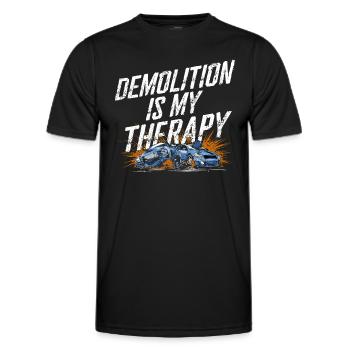 Demo Derby Demolition Derby Demolition Derby - Männer Funktions-T-Shirt - Schwarz - Vorne - AI Model Male 178 dark (178cm)