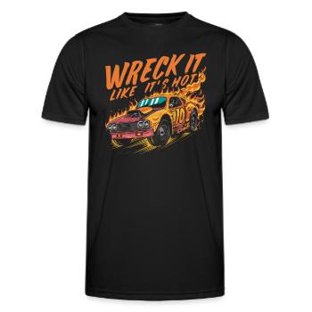 Demo Derby Demolition Derby Demolition Derby - Männer Funktions-T-Shirt - Schwarz - Vorne - AI Model Male 178 dark (178cm)
