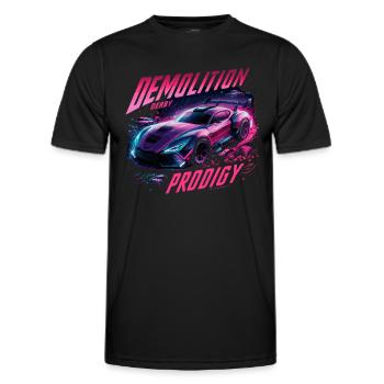 Demo Derby Demolition Derby Demolition Derby - Männer Funktions-T-Shirt - Schwarz - Vorne - AI Model Male 178 dark (178cm)