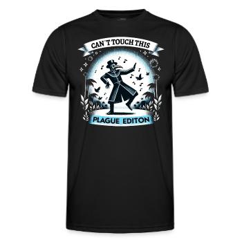 Renaissance-jahrmarkt-outfit Mittelalterlicher - Männer Funktions-T-Shirt - Schwarz - Vorne - AI Model Male 178 dark (178cm)
